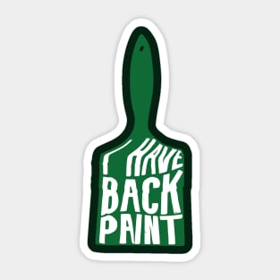 I have back paint Sticker